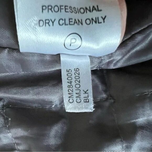 Calvin Klein Men’s Zip/snap Black Pea Coat with Hood size L - Picture 5 of 9